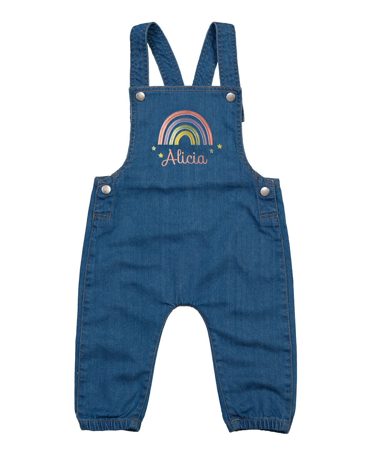 Baby Rainbow Dungarees