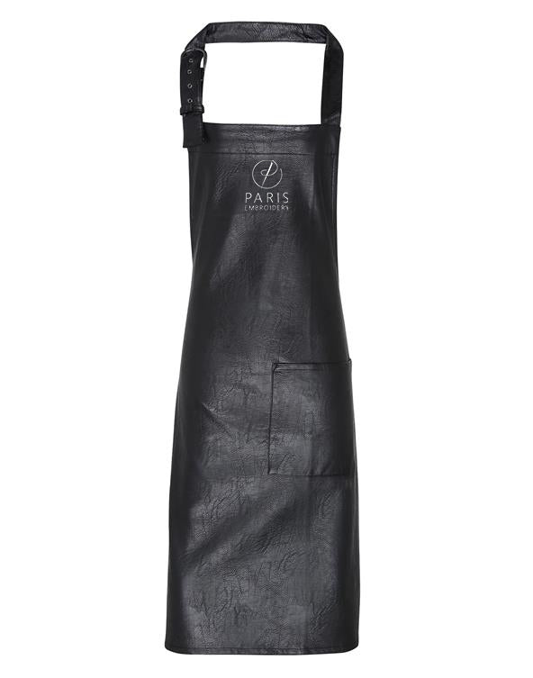 Faux Leather Apron