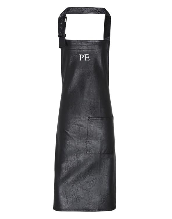 Faux Leather Apron