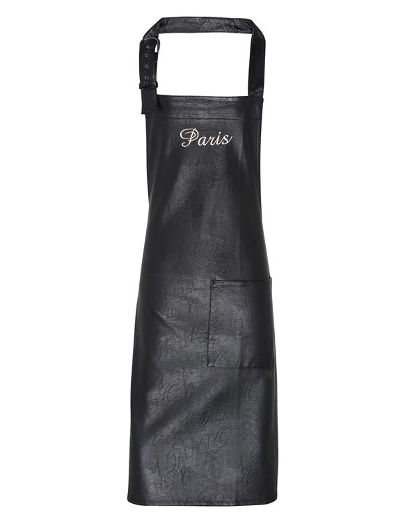 Faux Leather Apron