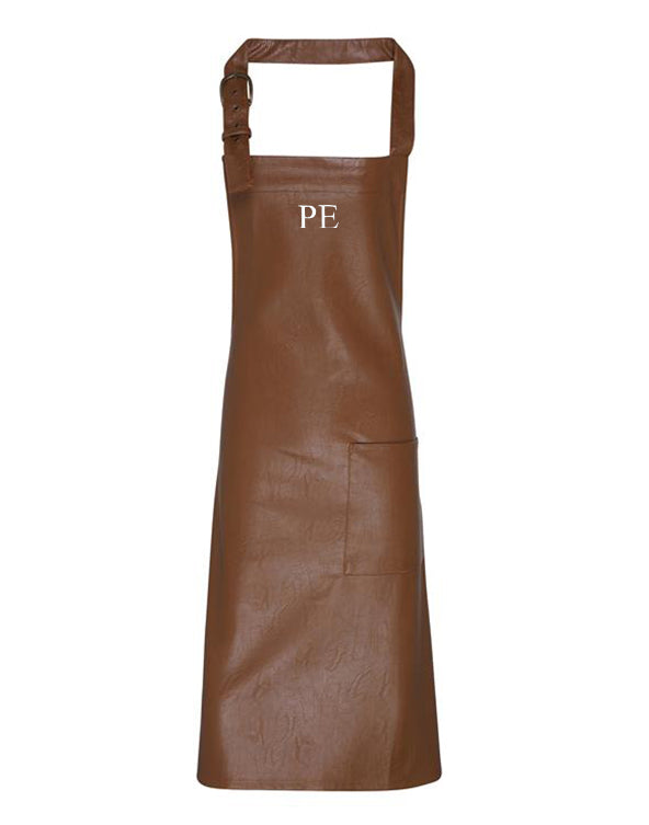 Faux Leather Apron