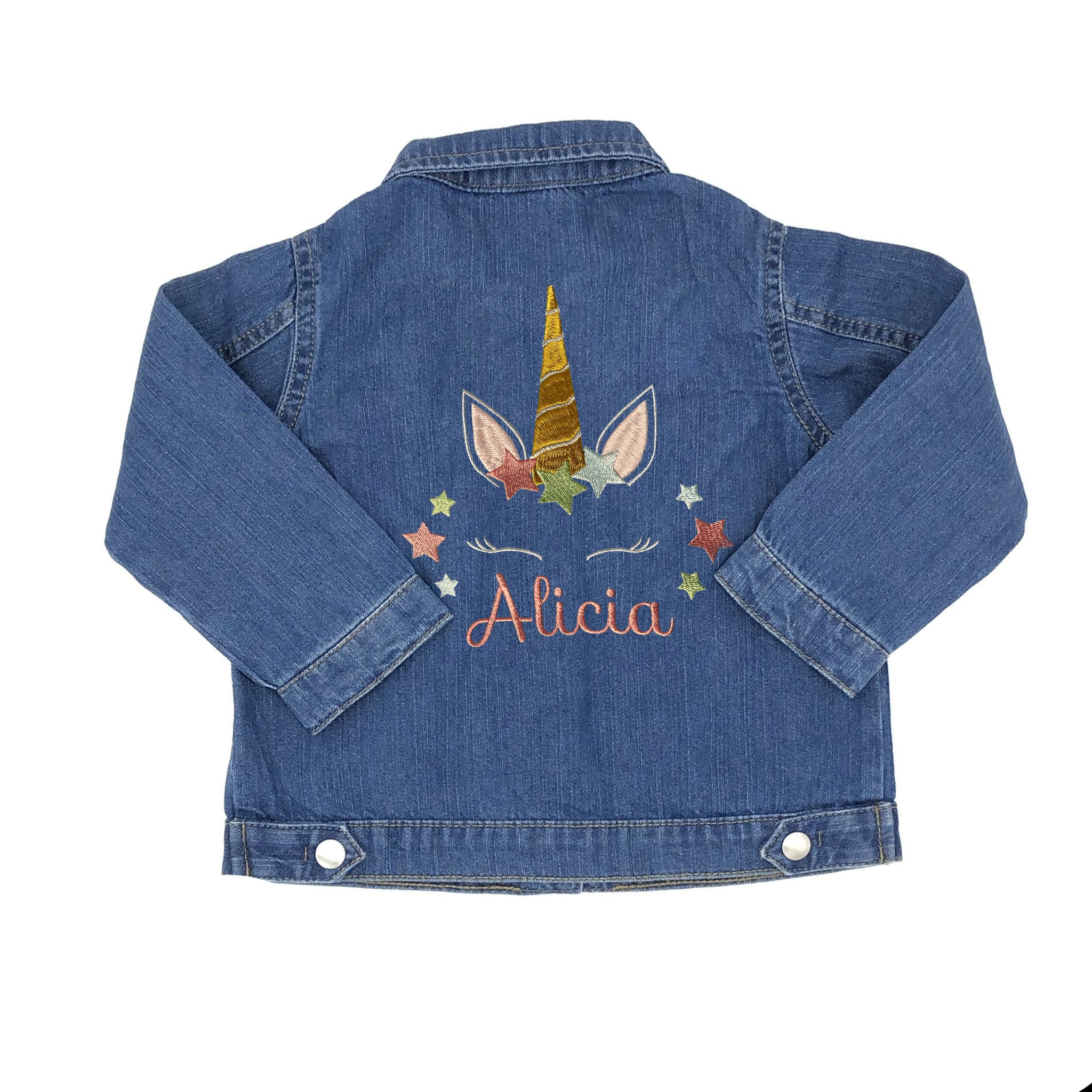 Kids Unicorn Denim Jacket